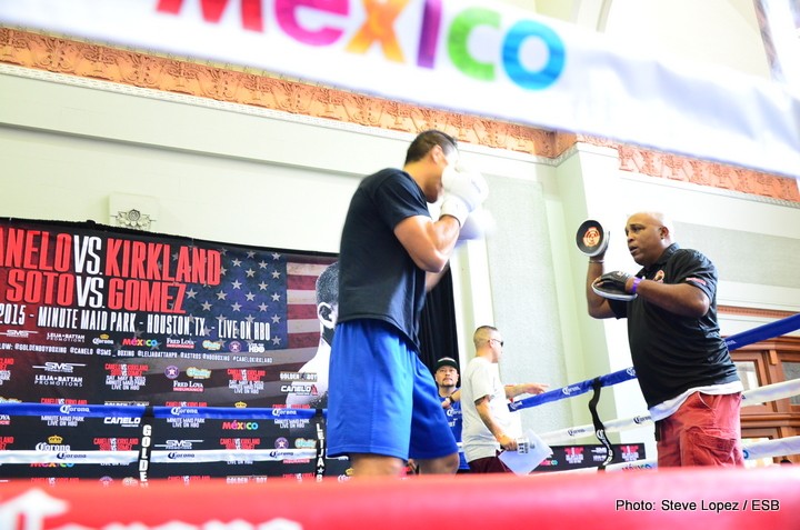 Day 2: Canelo-Kirkland Texas War --- Fighter Workouts from Minute Maid Park!