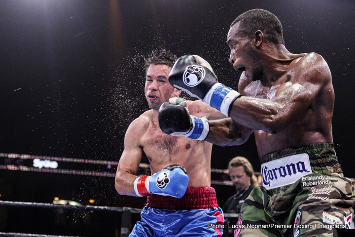 Photos: Lara easily beats Rodriguez; Beterbiev defeats Johnson