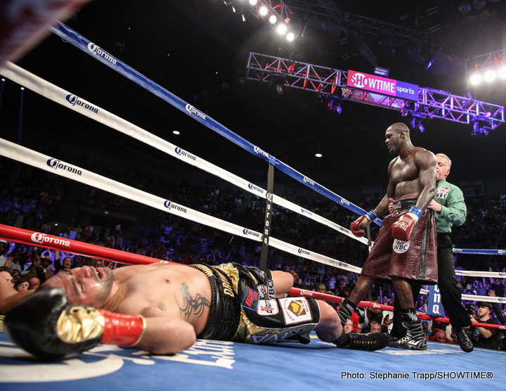 Wilder: "I'm looking forward to being the next undisputed heavyweight champion"