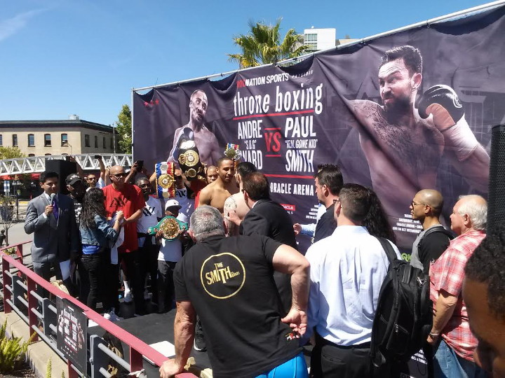 Andre Ward - Paul Smith weigh-in