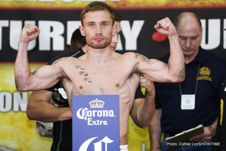 Carl Frampton leaves for New York, says there will be no mistakes in Santa Cruz fight