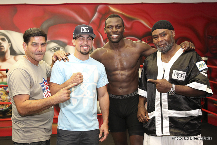 Photos: media workout - Danny Garcia & Steve Cunningham plus quotes