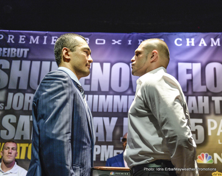 B.J. Flores - Beibut Shumenov press conference quotes & pictures