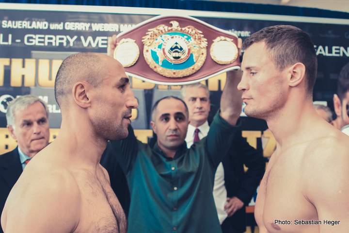 Abraham and Stieglitz make weight ahead of WBO World title tilt