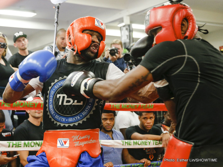 Floyd Mayweather, Badou Jack, Ishe Smith Open Media Quotes, Videos, Photos