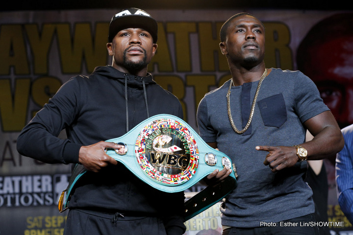 Mayweather - Berto press conference quotes