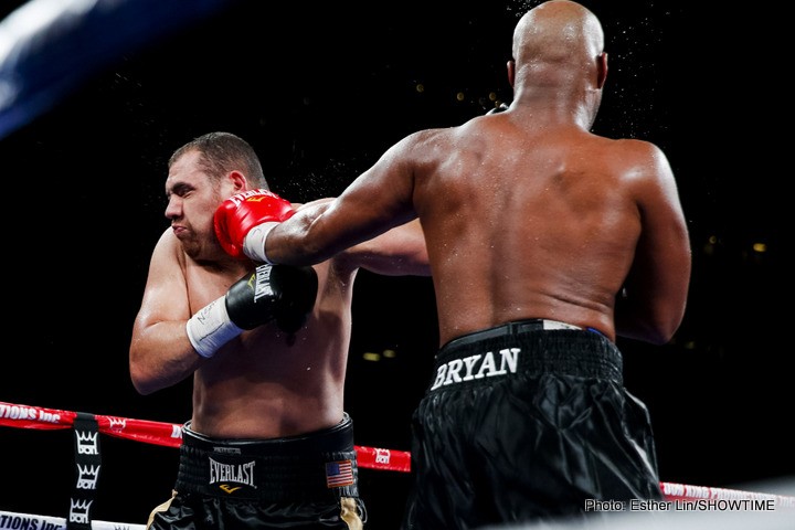 Trevor Bryan Wins Heavyweight Slugfest Against Derric Rossy