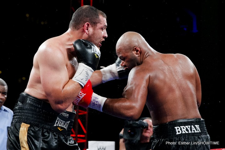 Trevor Bryan Wins Heavyweight Slugfest Against Derric Rossy
