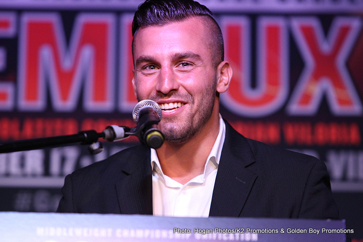 David Lemieux back in action in March