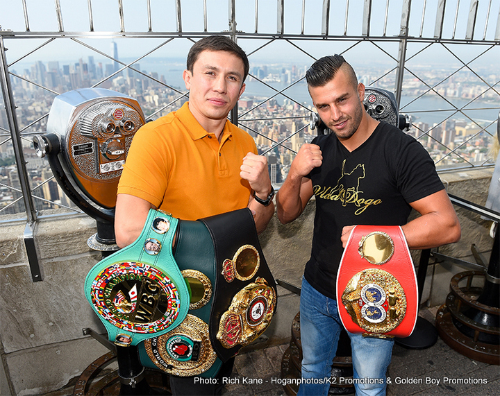 Golovkin Feels the Pressure of Unification Showdown With Lemieux