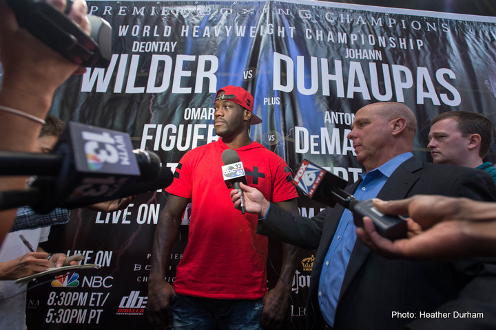 Deontay Wilder Conference Call Transcript: Wilder vs Duhaupas