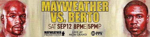 Mayweather vs. Berto a done deal for September 12th!