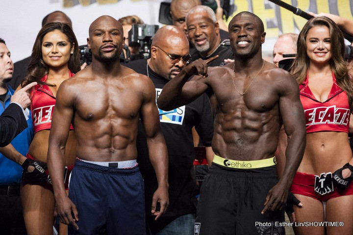 Floyd Mayweather and Andre Berto