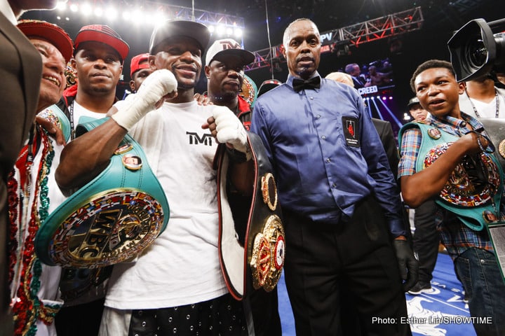 Floyd Mayweather Keeping WBC/WBA Titles - For Now At Least!