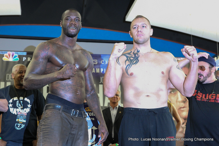 Weights: Wilder 228.6, Duhaupas 236 - Photo Gallery