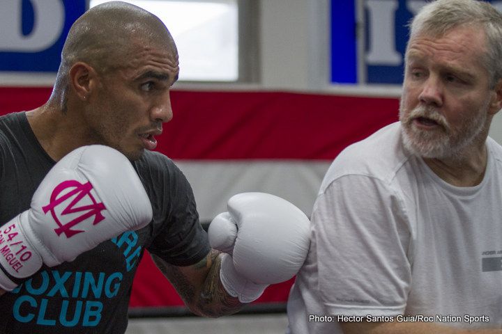 Miguel Cotto Arrives at Training Camp - Photos