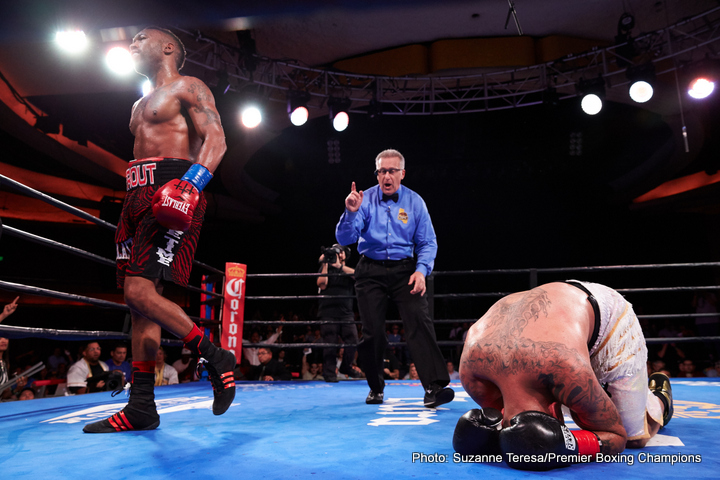 Trout obliterates Hernandez in 6th round stoppage