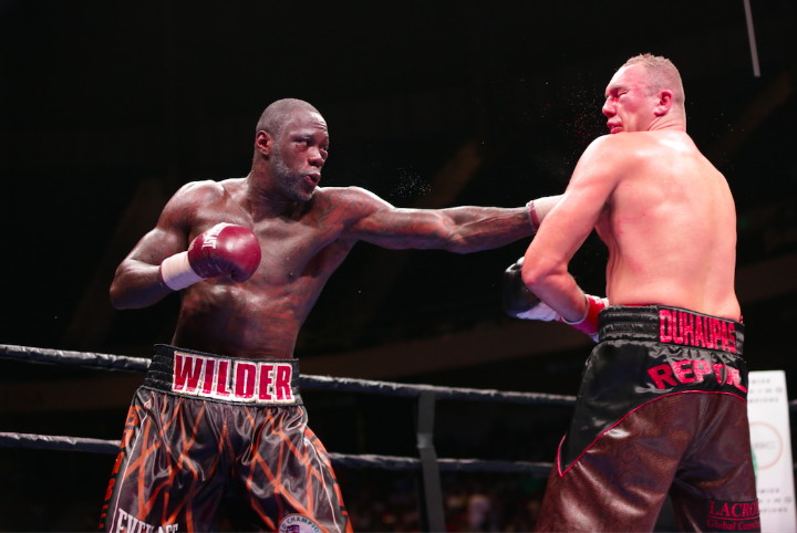 Deontay Wilder defeats Johann Duhaupas