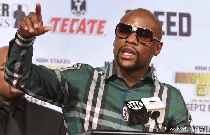 Floyd Mayweather says no on a ring return: That's old!
