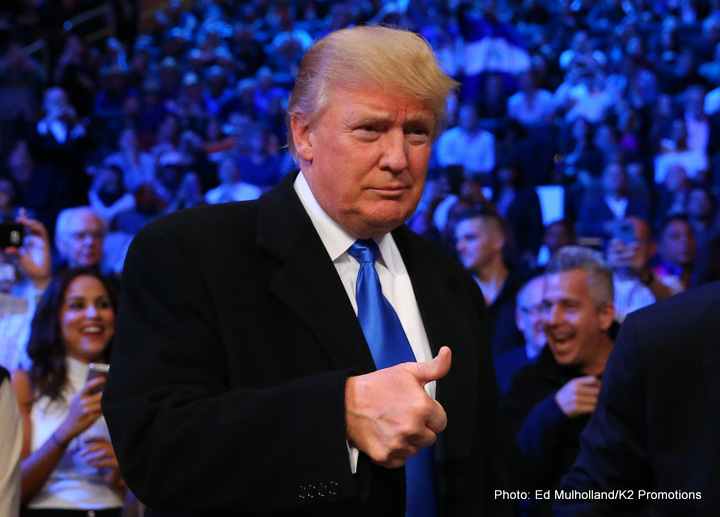 Donald Trump and Don King hold bizarre impromptu press conference - “Only in America!”