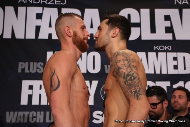 Fonfara, Cleverly, Kameda Weigh-In Photos, Videos