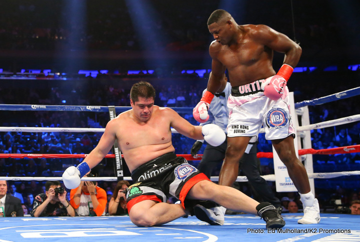 Luis Ortiz suffers thumb injury, April 22 fight with Derric Rossy off