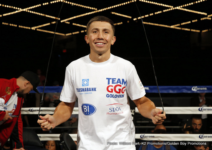 Golovkin Looking to Emulate Hagler/Hearns vs. David Lemieux