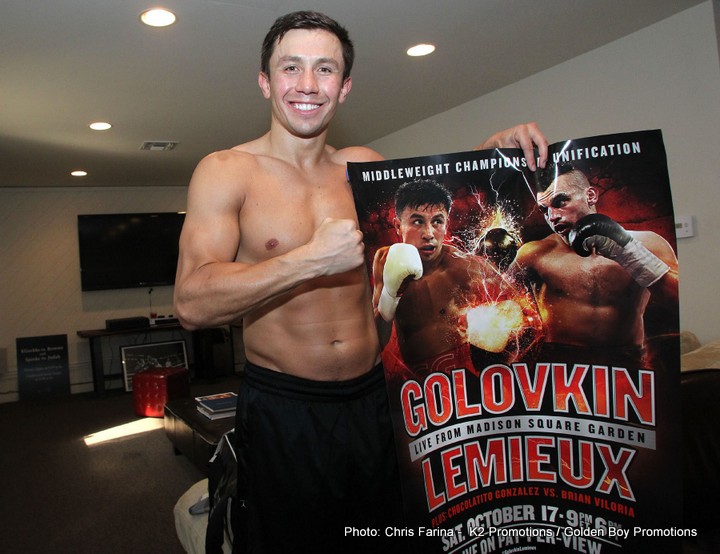 Gennady Golovkin: 'I Will Beat Any Style' Including Lemieux's