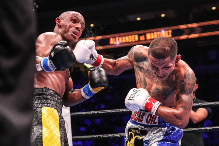 Martinez defeats Alexander; Selby beats Montiel