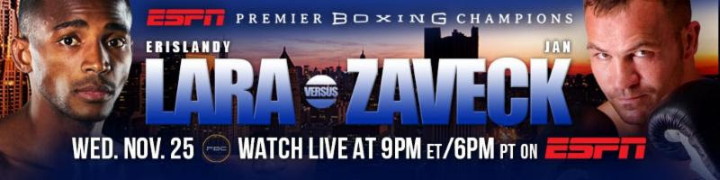 Erislandy Lara - Jan Zaveck on 11/25 on PBC on ESPN