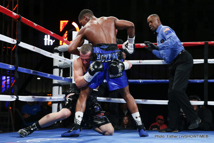 ShoBox Results, Quotes & Photos: Douglas Outclasses Sherrington