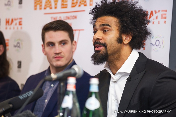 David Haye speaks about the benefits of fighting on free-to-air TV, downplays pay-per-view