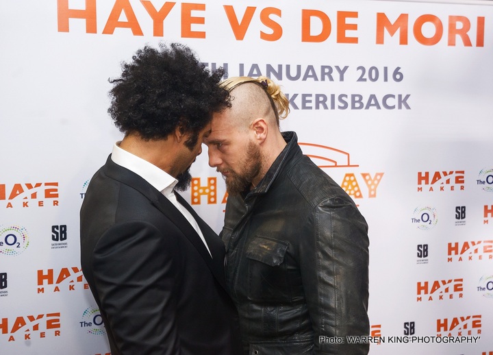 Mark de Mori on Haye’s ongoing comeback: “His power is ridiculous”