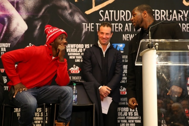 Hank Lundy, Terence Crawford boxing image / photo