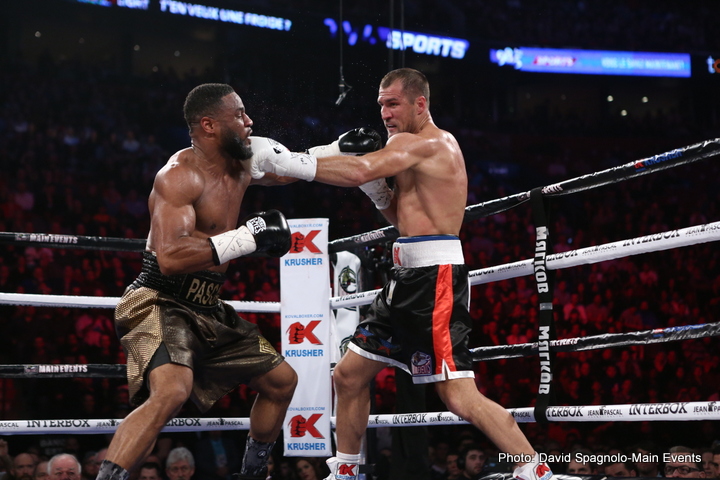 Kovalev punishes Pascal as "Chickenson" watches