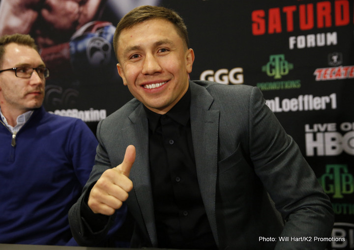 Gennady Golovkin waiting on a signature from Chris Eubank Jr…