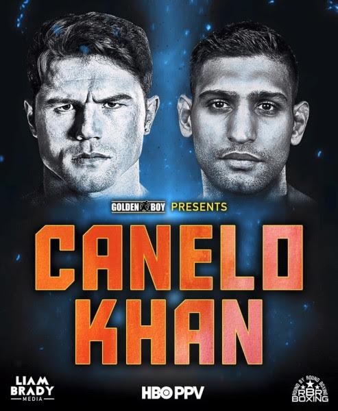 Canelo vs Khan at the T-Mobile Arena LV on May 7