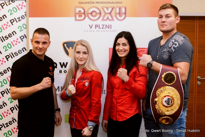 Press conference in Pilsen, Czech Republic with Tom Schwarz, Lucie Sedlackova, Fabiana Bytyqi, Ondrej Pala