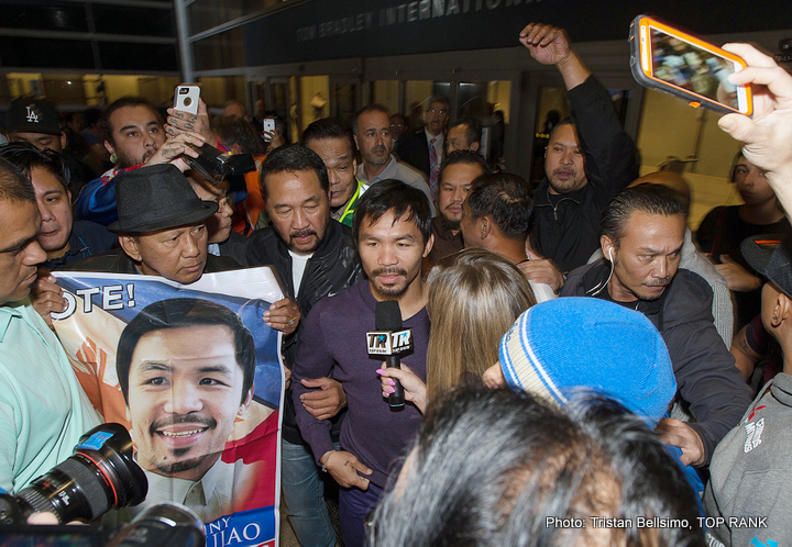 Manny Pacquiao, Tim Bradley boxing image / photo
