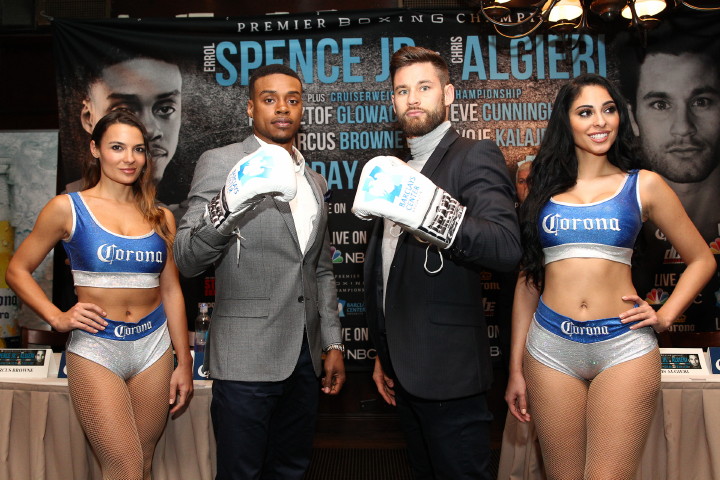 Errol Spence Jr and Chris Algieri talk about April 16 fight