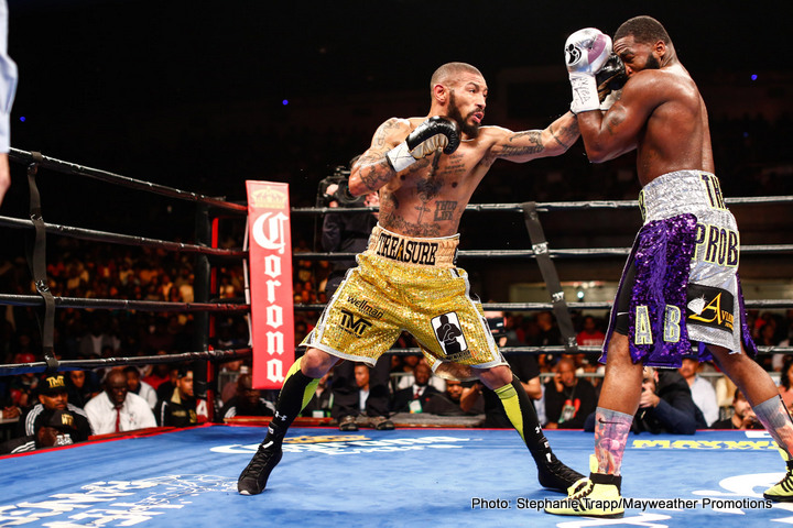 Broner beats Theophane, then calls out Mayweather