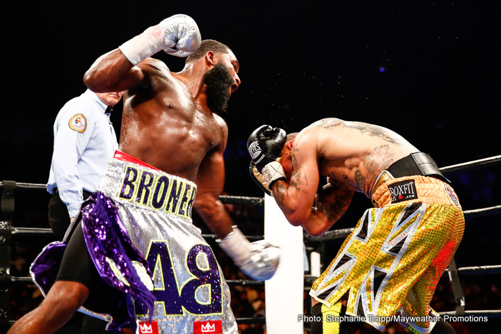 Broner beats Theophane, then calls out Mayweather