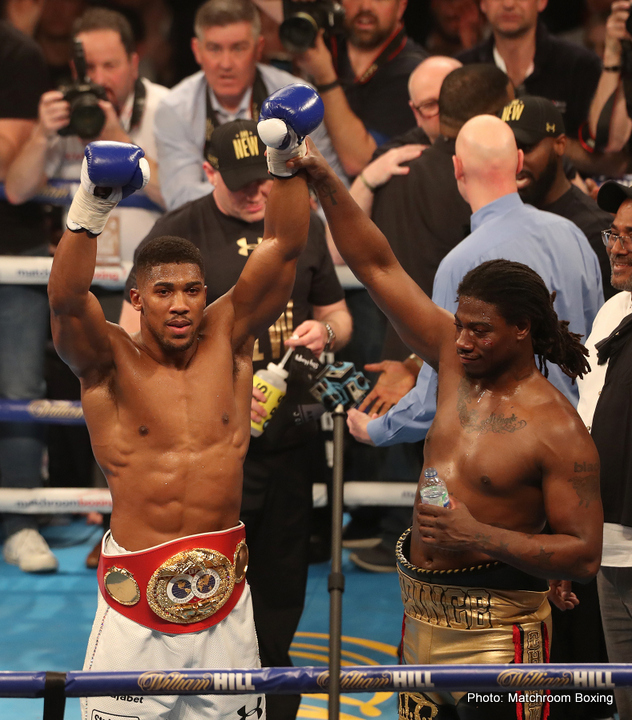 Anthony Joshua: I want to maintain this for a decade