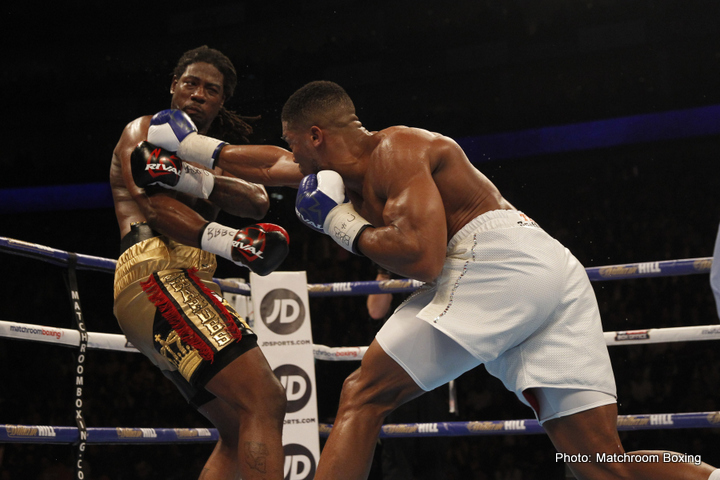 Joshua's first title challenger down to three likely names; Hearn says A.J wants “a real fight”