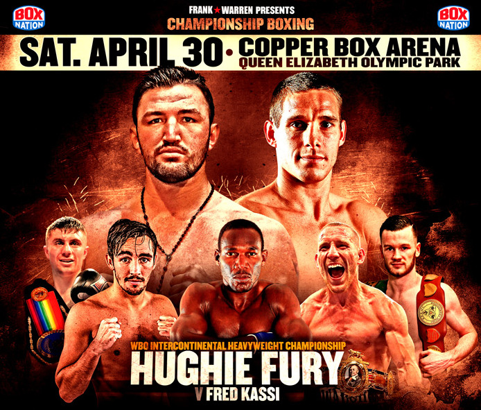 Fury vs Kassi at the Copper Box Arena on Saturday 30 April - Saunders Injured
