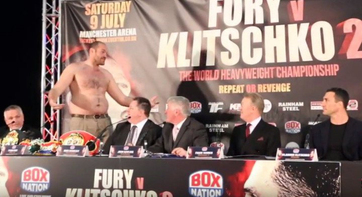 Tyson Fury just does not care! Wladimir Klitschko made to swear!