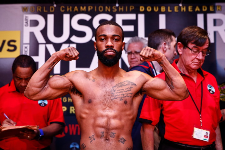Russell Jr and Hyland make weight Gary Russell Jr. Patrick Hyland Boxing News