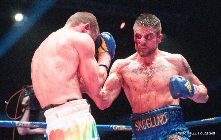 Skoglund and Lauren win title fights in Stockholm