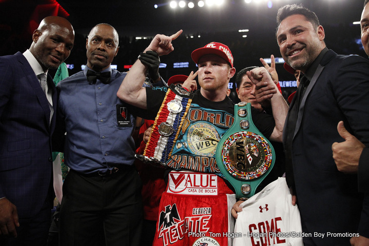 Canelo-Golovkin next? Oscar De La Hoya says “Negotiations will begin tomorrow, behind closed doors”