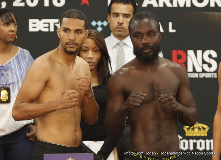 Boxing photo: Dusty Hernandez-Harrison image Dusty Hernandez-Harrison vs Mike Dallas Weigh-In Results